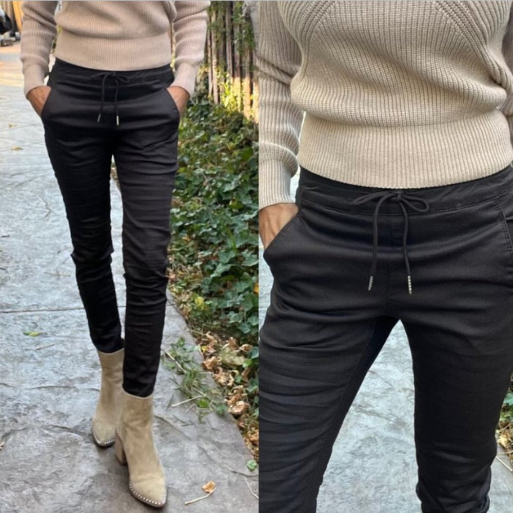 Bevy Flog Shely Jogger Pants | Brown/Burgandy | Size 26 Fit